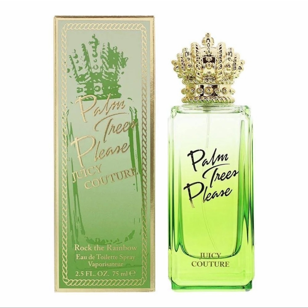 NIB SEALED Juicy Couture Rock the Rainbow Palm Trees Please Eau de Toilette 75ML